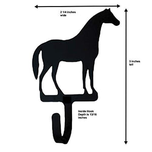 Western Dish Towel with Horse Shaped Magnetic Hook