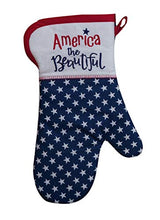 Load image into Gallery viewer, Patriotic Kitchen Oven Mitts America Flag Themed Kitchen Decor
