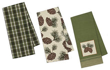 Load image into Gallery viewer, Pinecone Themed Kitchen Towels Set