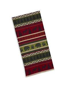 Cabin Lodge Themed Kitchen Towels Set