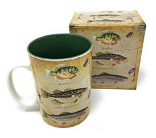 Load image into Gallery viewer, Fishing Mug 16 oz with 15 Inch Fisherman Bait Towel and Fish Mug