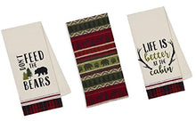 Load image into Gallery viewer, Cabin Lodge Themed Kitchen Towels Set