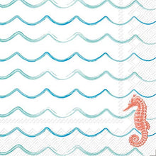 Load image into Gallery viewer, Cocktail Napkins, Set of 4, Starfish, Beach, Mermaid and Shell