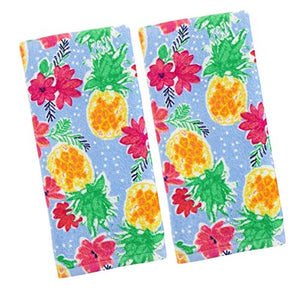 Pineapple Tropical Kitchen Towel or Hand Towel Set