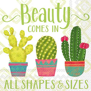 Cocktail Napkins, set of 4 Cactus and Succulent Themes