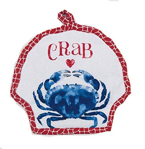 Crab Kitchen Dish Towel with 2 Potholders