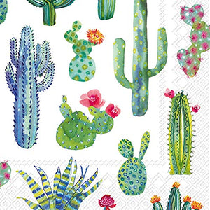 Cocktail Napkins, set of 4 Cactus and Succulent Themes